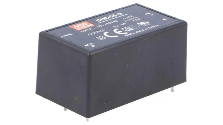 Przetwornica AC/DC 5W 85-264VAC, 120-370VDC 5VDC IRM-05-5