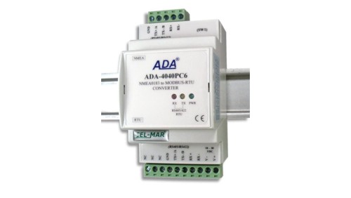 Konwerter protokołu NMEA0183 na MODBUS-RTU ADA-4040PC6-1-23 Cel-Mar