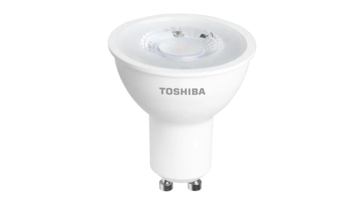 Żarówka LED GU10 5W = 50W 345lm 3000K Ciepła Reflektor Punktowy TOSHIBA Ściemnialna