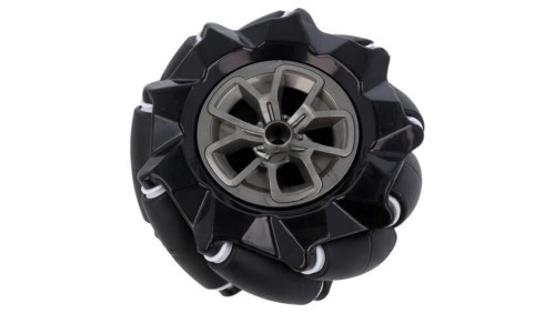 DF-FIT0768 Koło prawe czarny przykręcany Ø: 97mm Pokrycie: guma W: 44,9mm