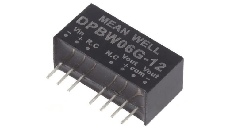 Przetwornica DC/DC 6W 18-75VDC 12VDC Uwyj2 -12VDC DPBW06G-12