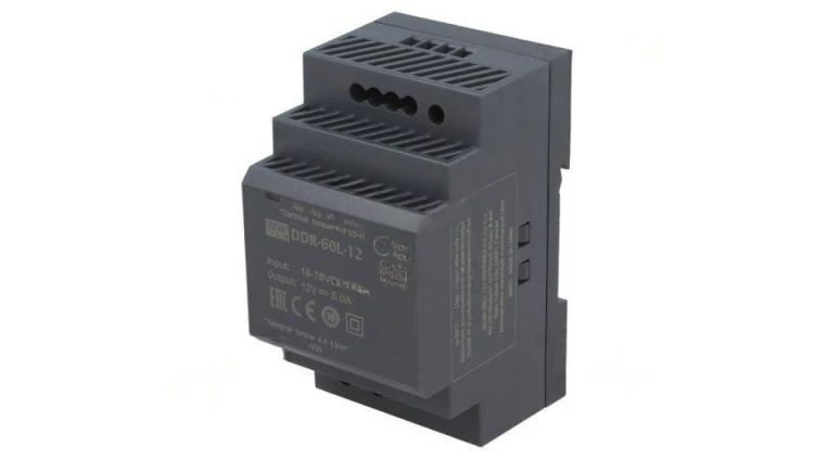 Przetwornica DC/DC 60W 18-75VDC 12VDC Iwyj 5A DDR DDR-60L-12