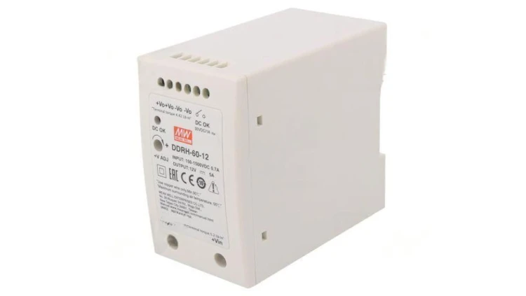 Przetwornica DC/DC 60W 150-1500VDC 12VDC Iwyj 5A DDRH-60-12
