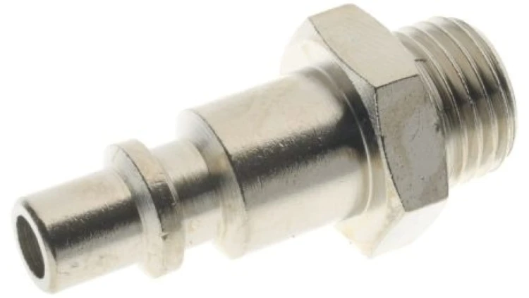 Adapter gwintowany prosty gwint – rura RS PRO 1/2 in Male rodzaj Męski Gwintowany, rura Mosiądz niklowany 1/2in