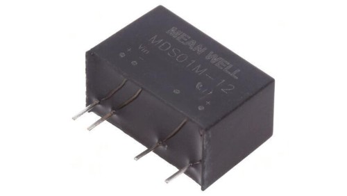 Przetwornica DC/DC 1W 10, 8-13, 2VDC 12VDC Iwyj 84mA MDS01M-12