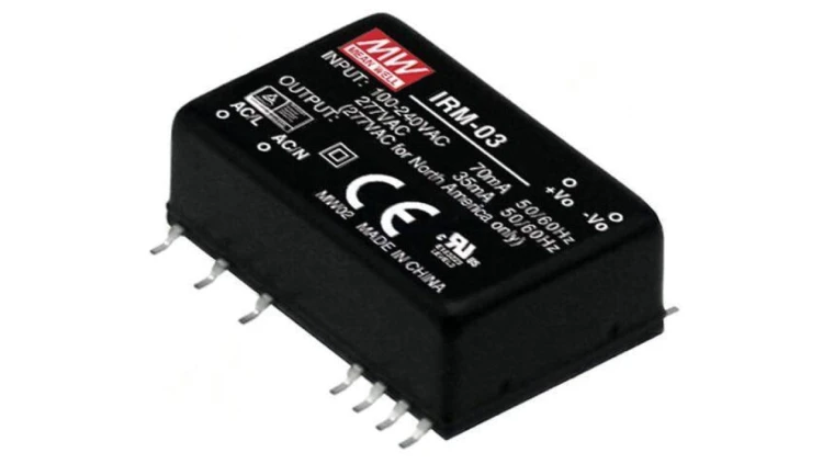 Przetwornica AC/DC 3W 85-305VAC 12VDC Iwyj 250mA OUT 1 IRM-03-12S