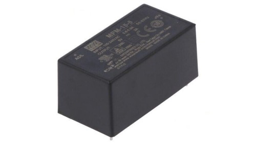 Przetwornica AC/DC 15W 80-264VAC 5VDC Iwyj 3A OUT 1 MPM-15-5