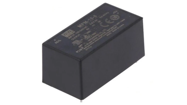 Przetwornica AC/DC 15W 80-264VAC 5VDC Iwyj 3A OUT 1 MPM-15-5