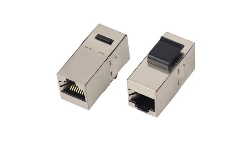 Łącznik modularny keystone 2xRJ45 8P8C kat.6 ekranowany FTP