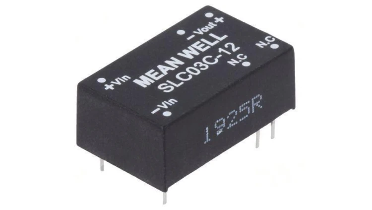 Przetwornica DC/DC 3W 36-75VDC 12VDC Iwyj 250mA SLC03C-12