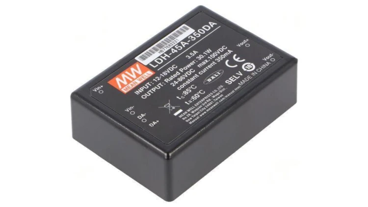 Przetwornica DC/DC 30, 1W 9-18VDC 24-86VDC THT LED LDH-45A-350DA