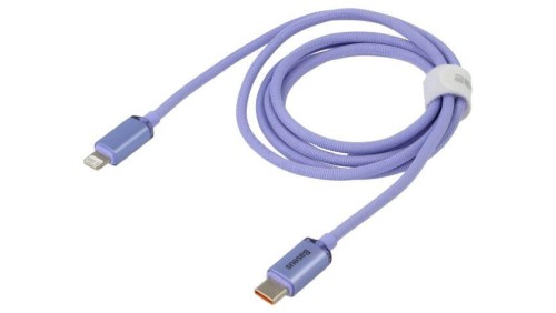 Kabel USB 2.0 Apple Lightning wtyk - USB C wtyk 1,2m fioletowy CAJY000205