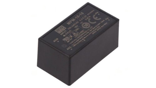 Przetwornica AC/DC 10W 80-264VAC 15VDC Iwyj 670mA OUT 1 MPM-10-15