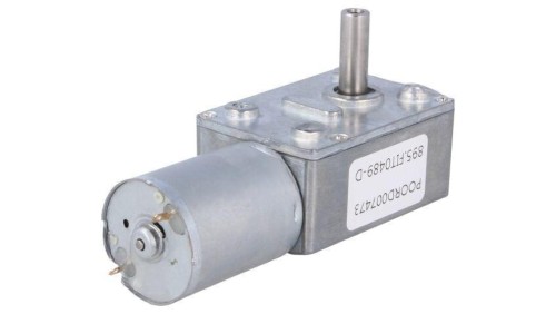 DF-FIT0489-D Silnik: DC z przekładnią ślimakową 6÷15VDC 1A Oś: nacięcie D