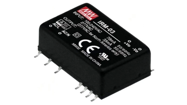 Przetwornica AC/DC 3W 85-305VAC 3, 3VDC Iwyj 900mA OUT 1 IRM-03-3.3S