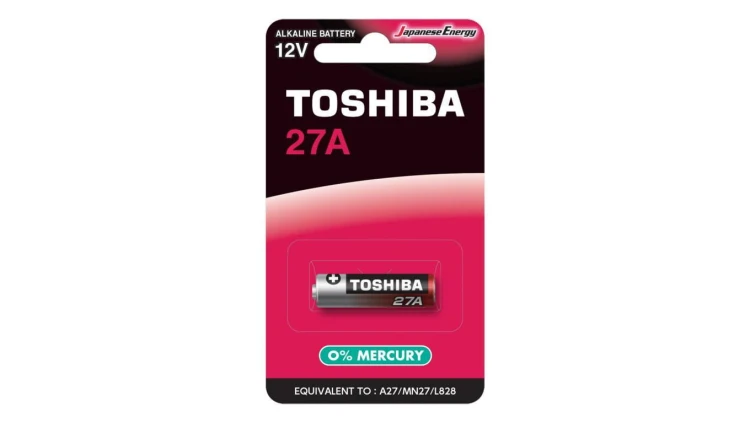 Bateria Alkaliczna Specjalistyczna TOSHIBA 27A 12V MN27 L828 Blister 1szt
