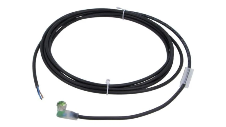7000-08121-6300300 Kabel: do czujników/automatyki M8 3-PIN kątowe 3m wtyk 30VDC