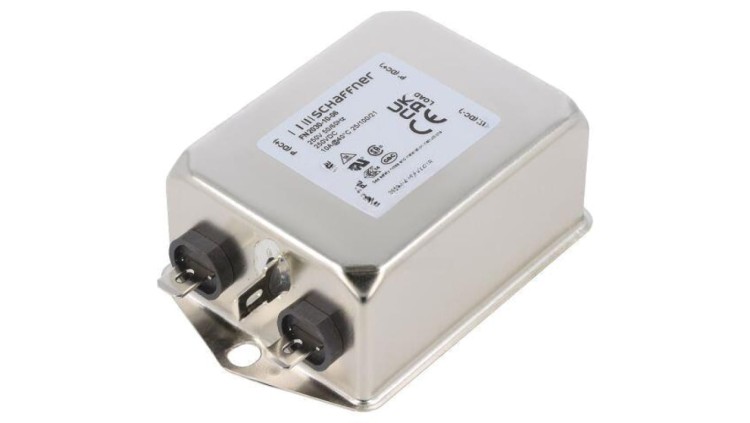 FN2030-10-06 Filtr przeciwzakłóceniowy jednofazowy 250VAC Cx: 470nF 680k