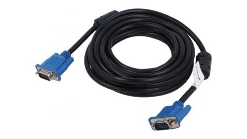 CA-VGAC10CU-0050BK Kabel D-Sub 15pin HD wtyk z obu stron czarny 5m Żyła: CCS