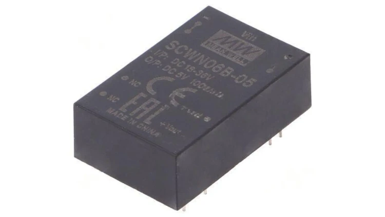Przetwornica DC/DC 6W 18-36VDC 5VDC Iwyj 1000mA SCWN06B-05