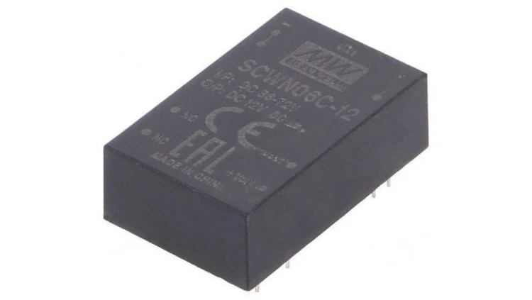 Przetwornica DC/DC 6W 36-72VDC 12VDC Iwyj 500mA SCWN06C-12