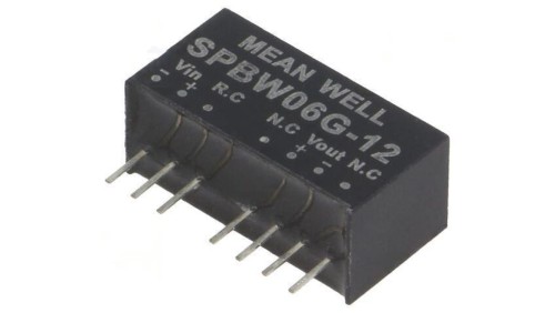 Przetwornica DC/DC 6W 18-75VDC 12VDC Iwyj 0-500mA SPBW06G-12