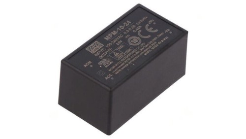 Przetwornica AC/DC 10W 80-264VAC 24VDC Iwyj 420mA OUT 1 MPM-10-24