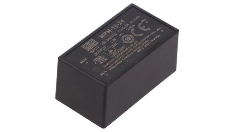Przetwornica AC/DC 10W 80-264VAC 24VDC Iwyj 420mA OUT 1 MPM-10-24