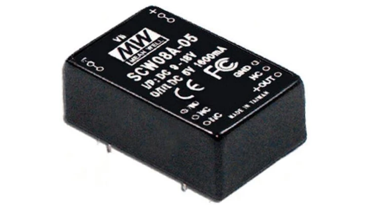 Przetwornica DC/DC 8W 9-18VDC 5VDC Iwyj 1600mA SCW08A-05