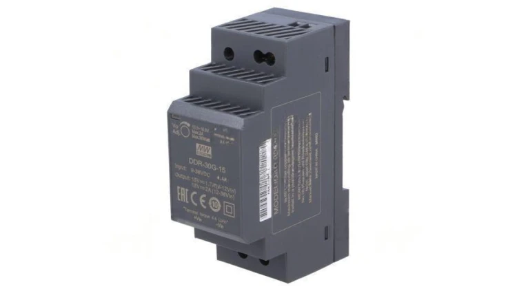 Przetwornica DC/DC 30W 9-36VDC 15VDC Iwyj 2A DDR DDR-30G-15
