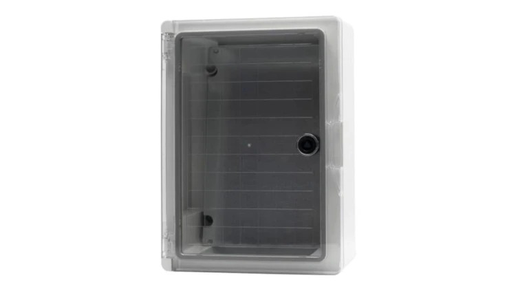 Szafa z tworzywa 250x300x130 mm IP65 drzwi przeźroczyste