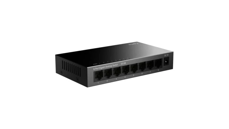 CUDY GS108 przełącznik sieciowy, 8-portowy, Gigabit, Metalowa obudowa
