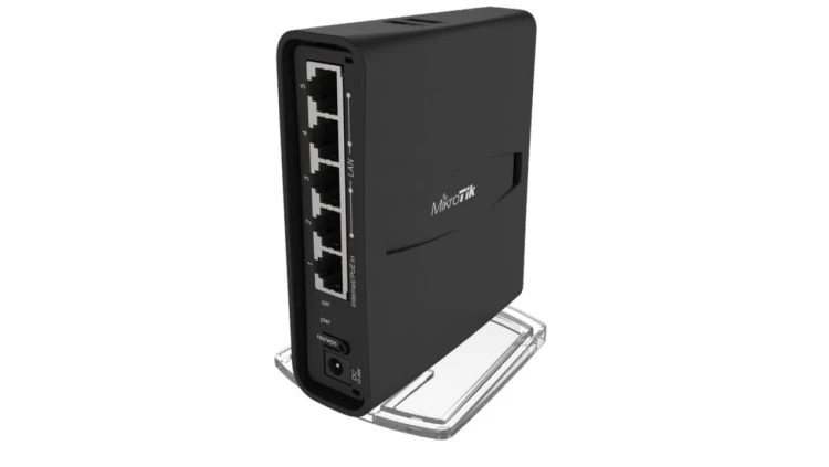 Router WiFi RBD52G-5HacD2HnD-TC, Dual Band, 5x RJ45 1000Mb/s, 1x USB MikroTik hAP ac2 tower