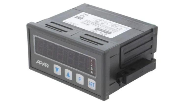 AR715/S1/P/P/WA Licznik: elektroniczny, LED, impulsy/przepływ, SPDT, Uzas: 230VAC