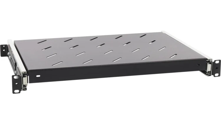 Półka wysuwana 420×280 do szaf RACK o głębokości zewnętrznej 450mm RAPW450