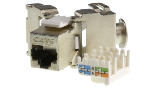 Moduł keystone RJ45 FTP kat.6 ekranowany beznarzędziowy