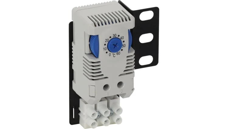 Termostat RAT do wentylatora szaf RACK do sterowania wentylatorami typu RAW, RAWP