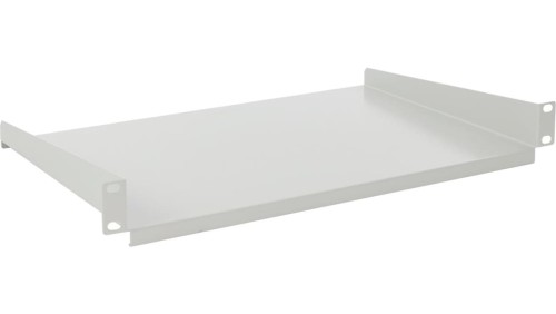 Półka doczołowa 1U uniwersalna, 440×300 do szaf RACK 19” szara RAPD1-G 1U