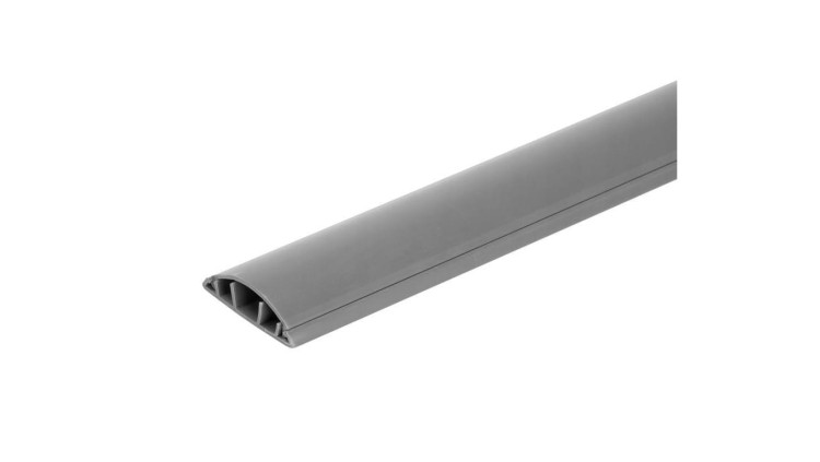 Listwa maskująca przewody TV maskownica uniwersalna napodłogowa naścienna 60x15mm szara 2m 4/EB/KP 60x15