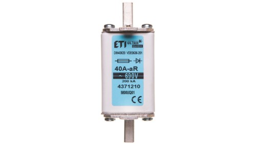 Wkładka bezpiecznikowa NH00 40A aR 690V 004371210