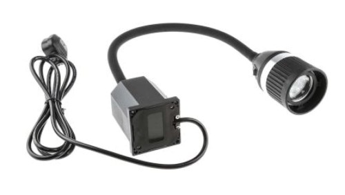 Lampa przemysłowa 3 W, zasięg 520mm Ramię elastyczne Typ G, brytyjskie BS1363, RS PRO