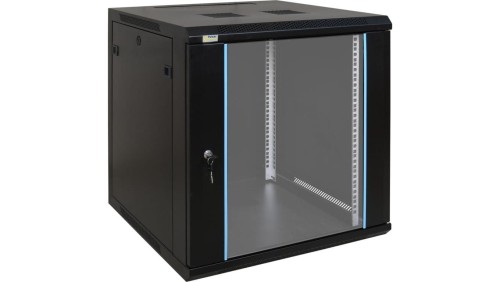 Szafa wisząca RW1266 12U 19 czarna spawana 600x636x600mm 70kg