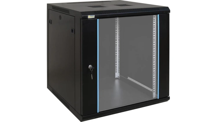Szafa wisząca RW1266 12U 19 czarna spawana 600x636x600mm 70kg