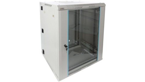 Szafa wisząca RWDA1565-G 15U 19 szara dwusekcyjna 600x769x550mm 60kg