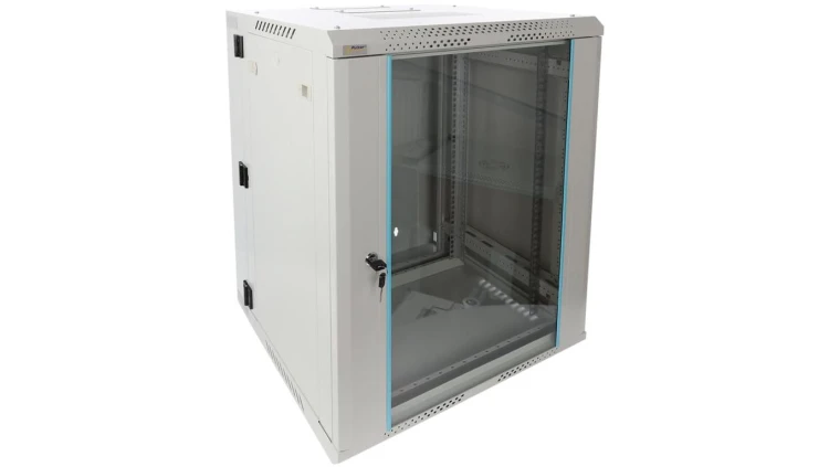 Szafa wisząca RWDA1565-G 15U 19 szara dwusekcyjna 600x769x550mm 60kg