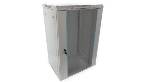 Szafa wisząca RWA1864-G 18U 19 szara 600x901x450mm 50kg