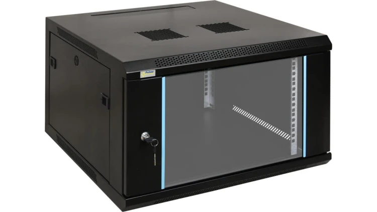 Szafa wisząca RW666 6U 19 czarna spawana 600x368x600mm 70kg