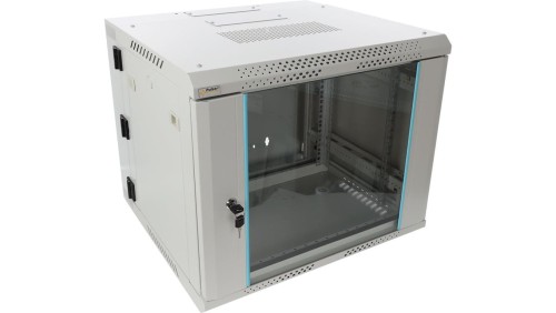 Szafa wisząca RWDA965-G 9U 19 szara dwusekcyjna 600x501x550mm 60kg
