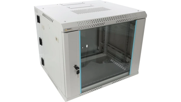 Szafa wisząca RWDA965-G 9U 19 szara dwusekcyjna 600x501x550mm 60kg