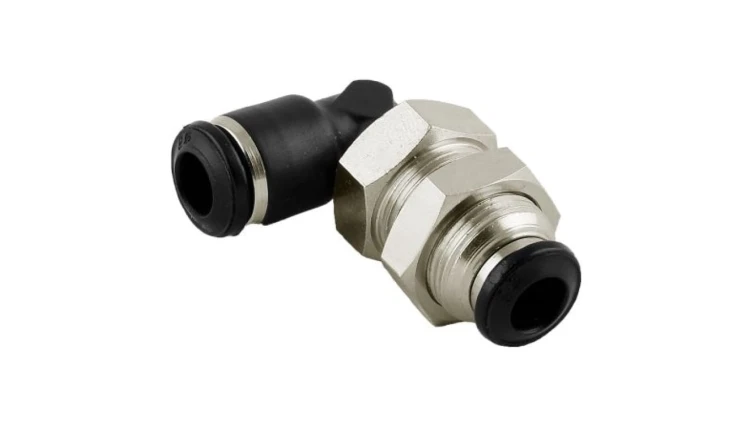 Adapter gwintowany typu kolanko gwint – rura Wciskane 6 mm M14 RS PRO Złączka kolankowa M14 x 1